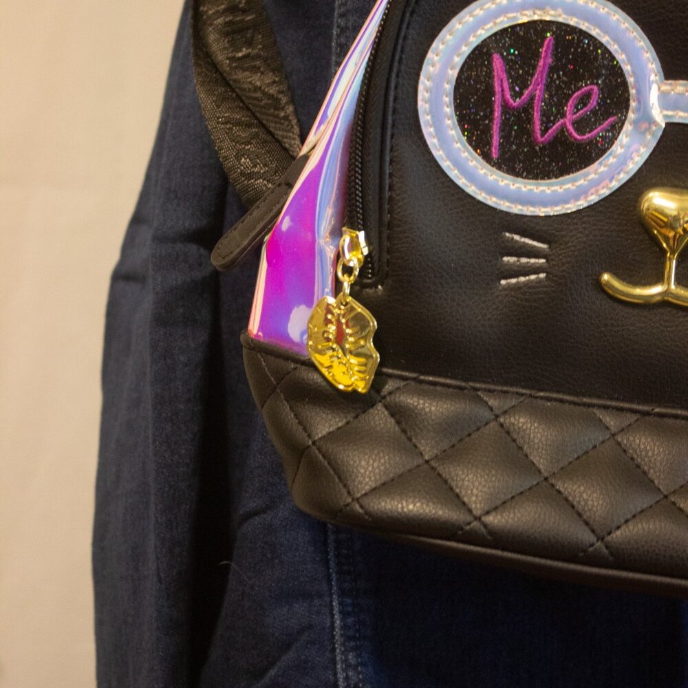 Betsy Johnson Mini Cat Backpack - image 2